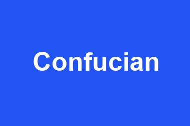 Confucian