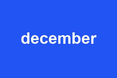 december