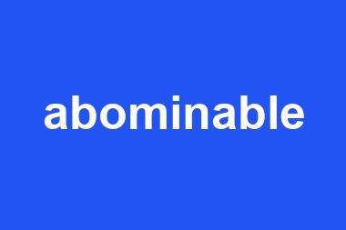 abominable