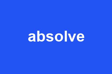 absolve