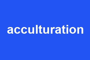 acculturation