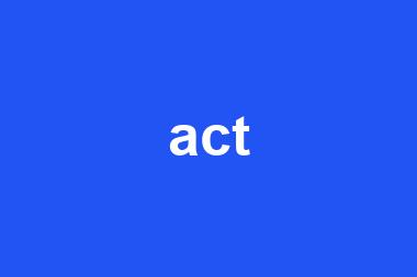 act