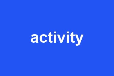 activity