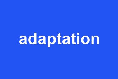 adaptation