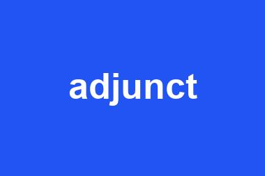 adjunct