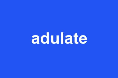 adulate