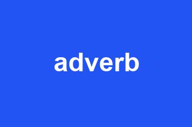 adverb