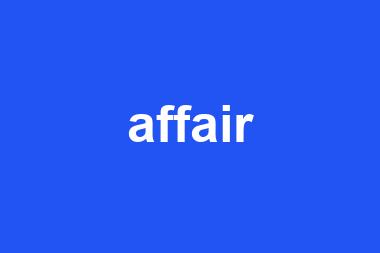 affair