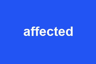 affected