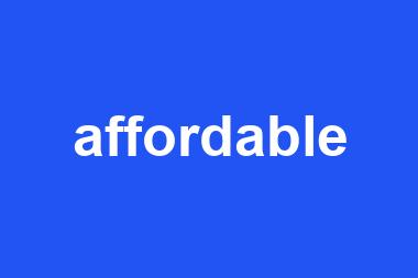 affordable