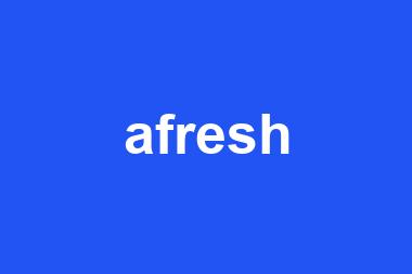 afresh