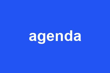 agenda