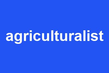 agriculturalist