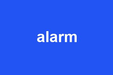 alarm