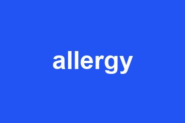 allergy