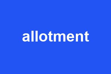 allotment