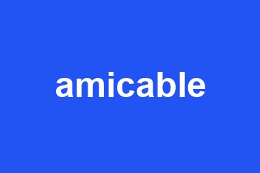 amicable