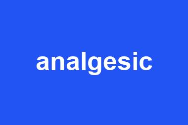 analgesic