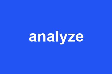 analyze