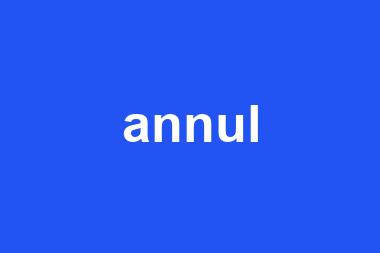 annul