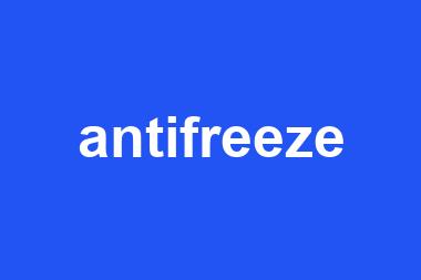 antifreeze