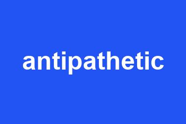 antipathetic