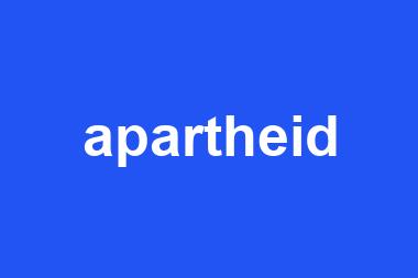 apartheid