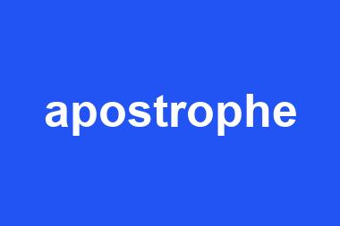 apostrophe