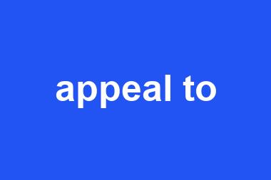 appeal to