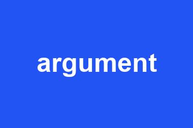 argument