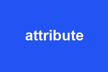 attribute