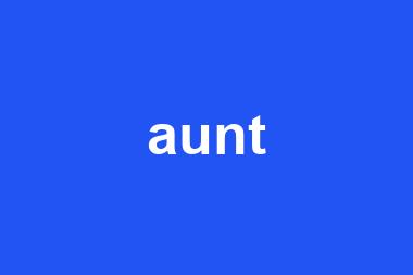 aunt