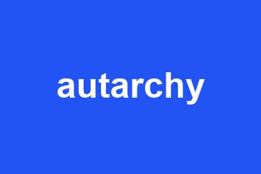 autarchy