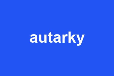 autarky