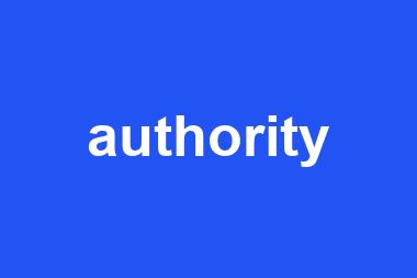 authority