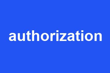 authorization