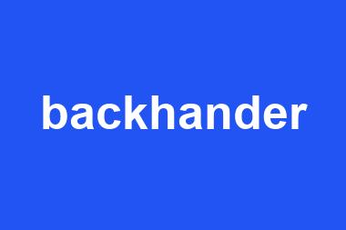 backhander