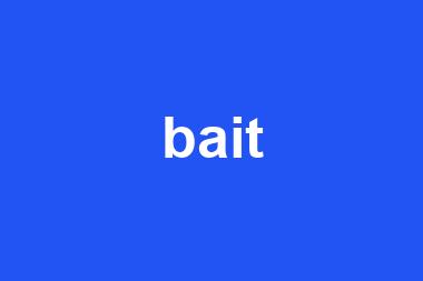 bait