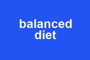 balanced diet