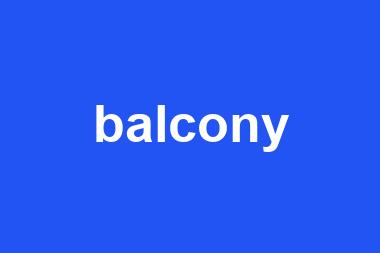 balcony