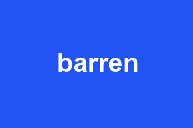 barren