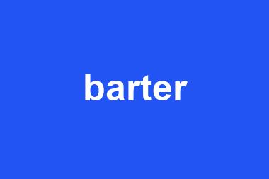 barter