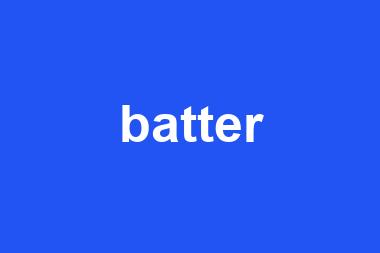 batter