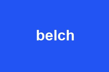 belch