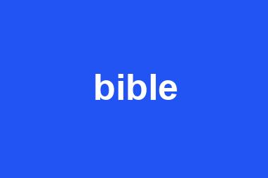 bible