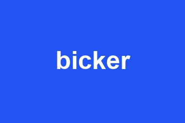 bicker