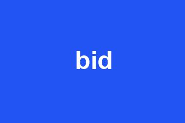 bid