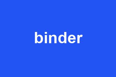 binder