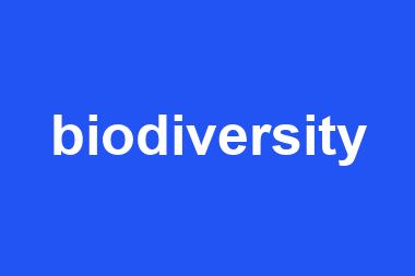 biodiversity