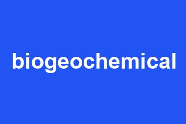 biogeochemical